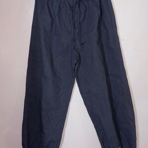 Men's Navy Drawstring Casual Pants